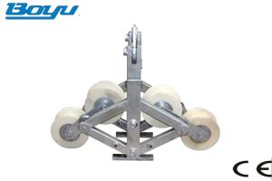 China Transmission Line Stringing Tools Aluminum String Cable Pulling Pulley on sale