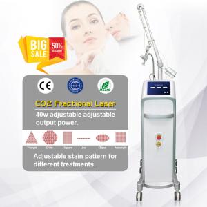 China Rf 40w Co2 Fractional Laser Machine Wrinkles Acne Scar Removal on sale