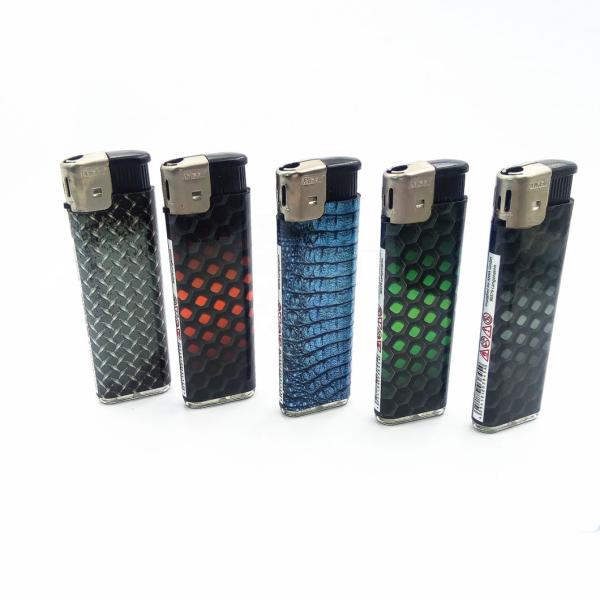 Dy-057 OEM Custom Logo Disposable Cigarette Electronic Lighter