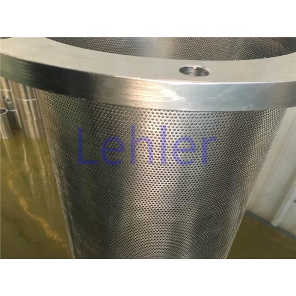 Drilled Type Pressure Screen Basket With Hard Chrome Coating For Pulp / Paper