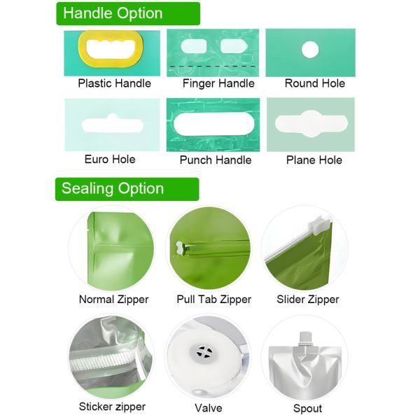 Biodegradable Zip Lock Bag Resealable Compostable Pouch Recyclable Plastic Food Packaging Bag