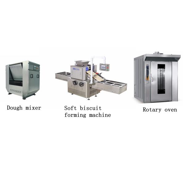 Small Capacity 150kgs Per Hour Soft And Hard Biscuits Making Machine