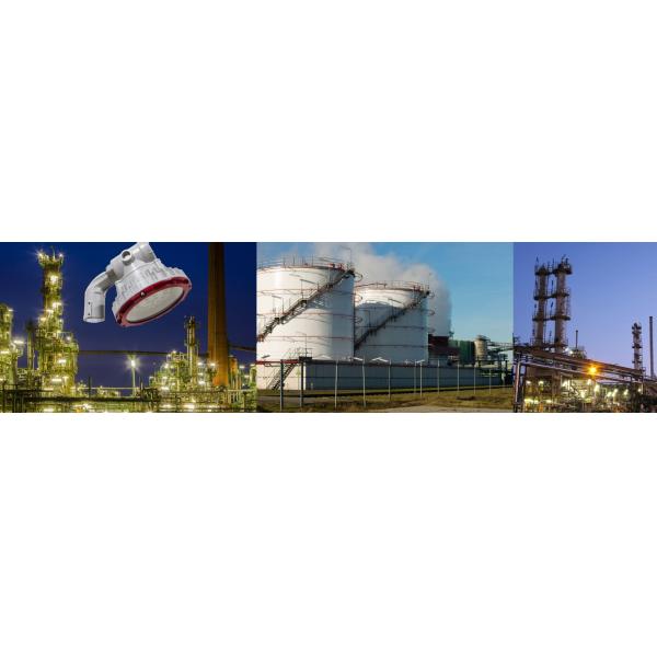 20W-100W Ex LED Explosion Proof Light With IP66 IK10 Tempered Glass Stainless Steel Aluminum