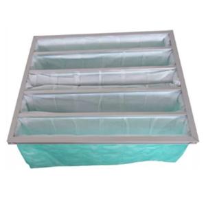 Quality Green Color F6 Pocket Air Filter For Operating Room AHU for sale
