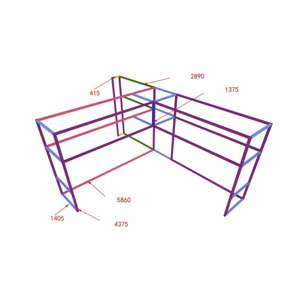 Lightweight SHELL SCHEME STAND constructed from sturdy materials providing support for trade shows exhibitions and business presentations