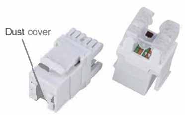 Cat.5e and Cat.6 RJ45 Keystone Jack Modules with Tool-less Type for Structured Cabling