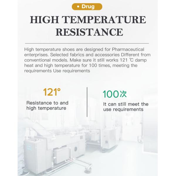 Unisex ESD Cleanroom Shoes PVC Sole Euro 34-50 White