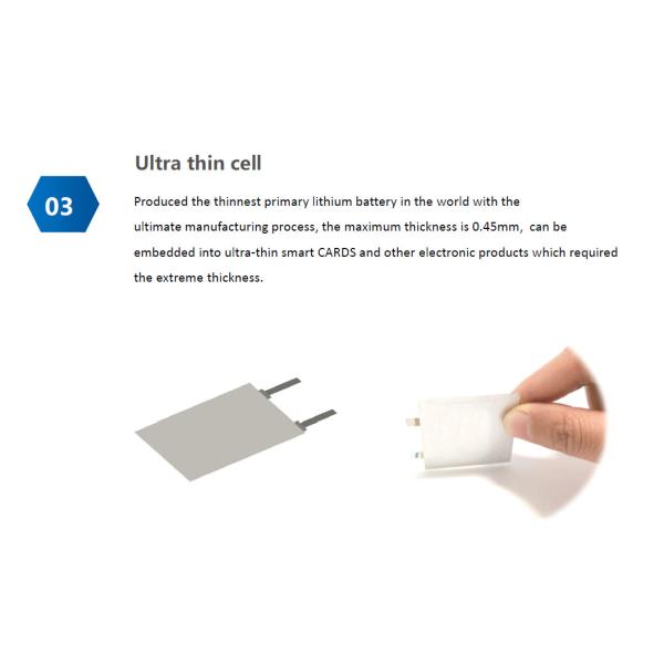 CP502440 Dioxide Ultra Thin Battery CP502440 Lithium Pouch Cell