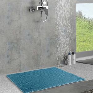 China Harmless silicone anti slip and anti fall shower mat for children and elderly in the bathroom on sale