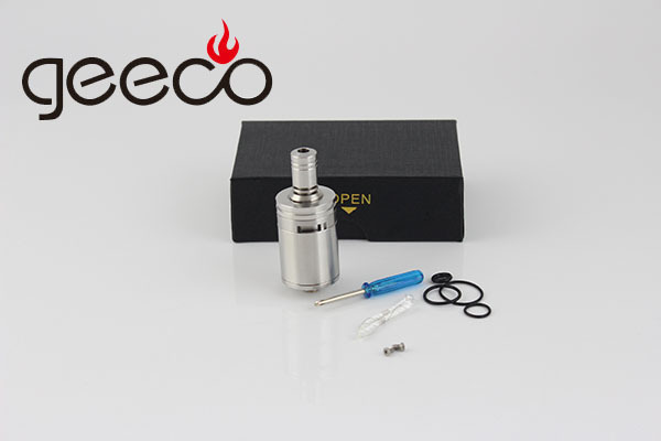 Gecco Genesis e-cig rebuildable atomizer immortalizer stainless atomizer with Squape rs