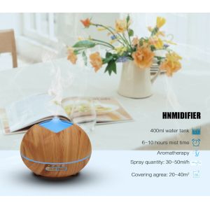 Multifunction Light Wood Grain Eessential Oil Diffuser