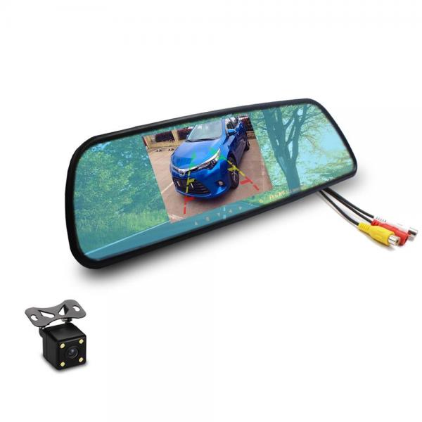 Buy 12V/24V Night Vision Car Reverse Camera with 4.3 Inch Mirror Monitor for all car at wholesale prices