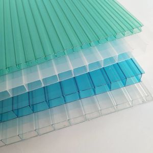 Colored Polycarbonate Hollow Sheet Cellular Polycarbonate Sheet For Roofing