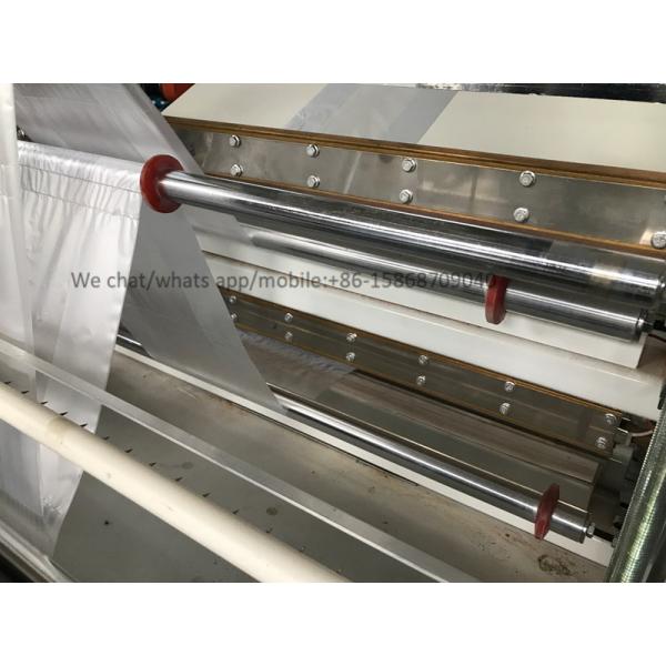 Stepper Motor Sealing Bag Making Machine Heating Sealing Cold Cutting Bottom Two Layer