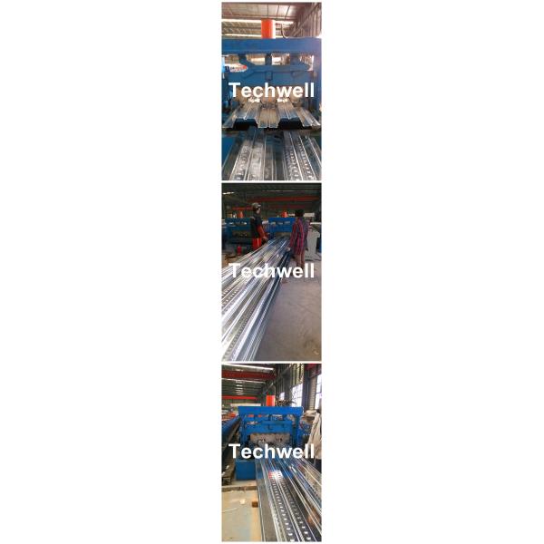 Steel Structure Floor Deck Cold Roll Forming Machine For Galvanized Steel Sheet