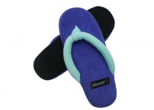 Quality Hotel Disposable Slippers With Skidproof Point , Hotel Bathroom Slippers Portable for sale