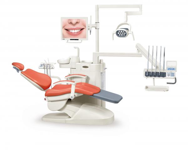Buy Grounded Type Dental Chair Unit With 10 Bulbs Switch LED Lamp FDA Certification at wholesale prices