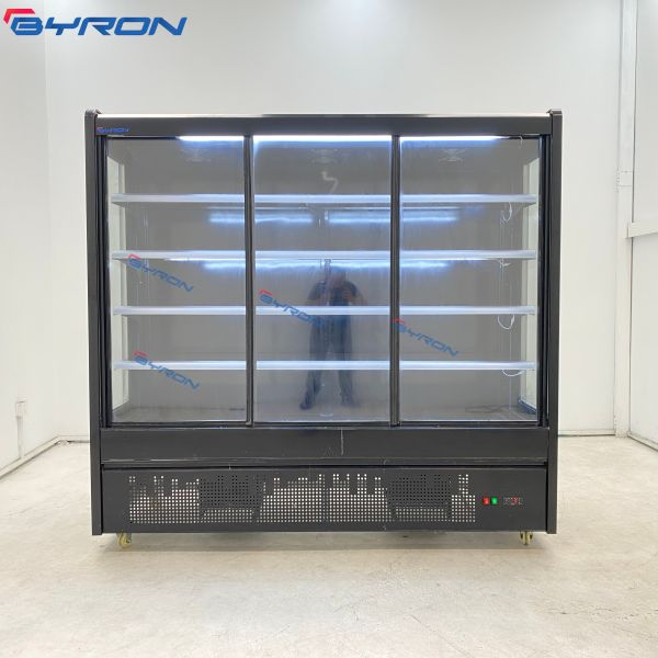 Open Vertical Multideck Display Fridge OEM Refrigerated Showcase