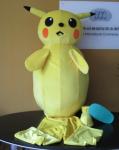 Custom Cartoon Character pikachu mascot costumes with poly foam material