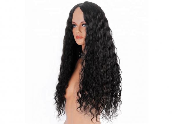 Buy Glueless Full Lace Human Hair Wigs , Water Wave Real Human Hair Full Lace Wigs at wholesale prices