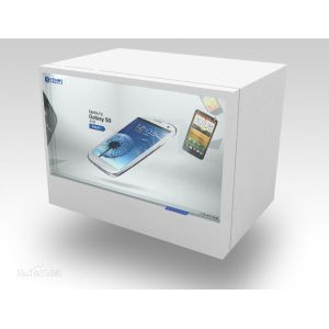 High Luminance Transparent LCD Display Advertising kiosk CE Appproval