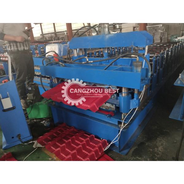 2 Layer Metal Corrugated Steel Sheet Roll Forming Machine , Roofing Sheet Making Machine