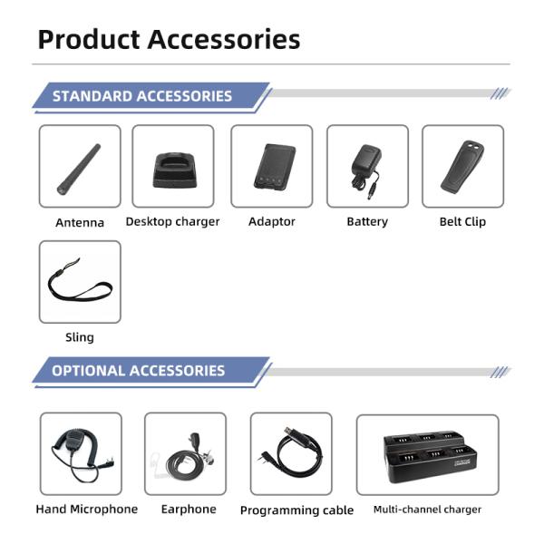 5W UHF VHF DMR Walkie Talkie YANTON DM-900 Long Range Radio