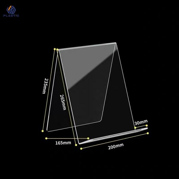 Custom Logo Clear Acrylic Stand Display Acrylic Pedestal Stands Accept Small Order