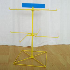 Trinket Wire Hooks Rotating OEM Metal Table Top Display Stands