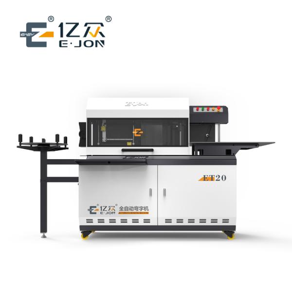 Versatile Ejon ET20 Signboard Making Double Blade Alternate Bending System 3D Bending