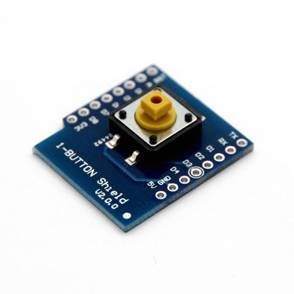 FR4 material green/blue soldermask HASL/ENIG surface WeMos D1 Mini Switch 1 Button Shield Board SMT PCB Assembly PCBA