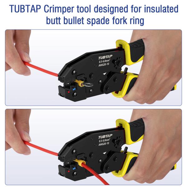 Industrial Durable Ratcheting Wire Crimping Tool For Electronics