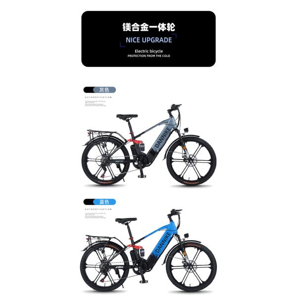 ELECTRIC NEW ELECTRIC BIKE MOUNTAIN BIKE ADULT RETRO OFF-ROAD VARIABLE SPEED BOOSTER ELECTRIC BIKE