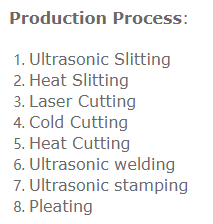 Nylon Mesh Filter Components 3D Shapes Semi Finished Filter Parts