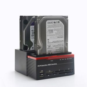 NVMe M.2 Duplicator Dual-Bay Offline Clone USB C To NVME Docking Station For M2