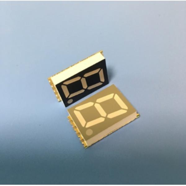 Ultra blue 0.56" single digit common anode surface mount 7 segment LED display for home appliance