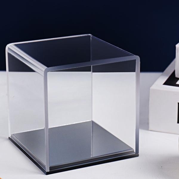 Custom Display Case With Magnet Lid Acrylic Booster Box With Closure Protector Case