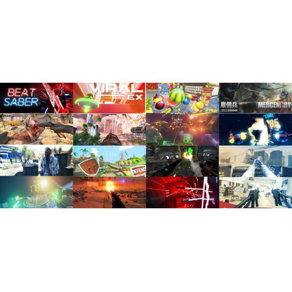 Double Players 9D Virtual Reality Station HTC Glasses With LED Platform