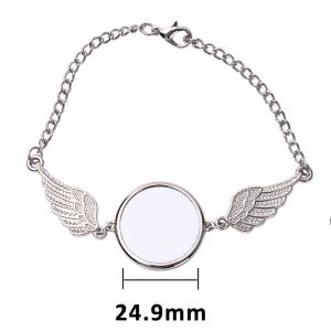 Personalized Sublimation Angel Wings Bracelet Creative Souvenir Gift Sublimation