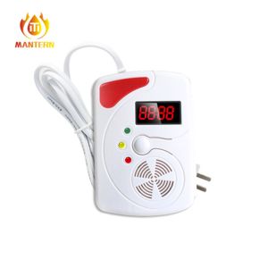Quality 9V Battery Backup Domestic Gas Detector High Safety Leakage Detection System for sale