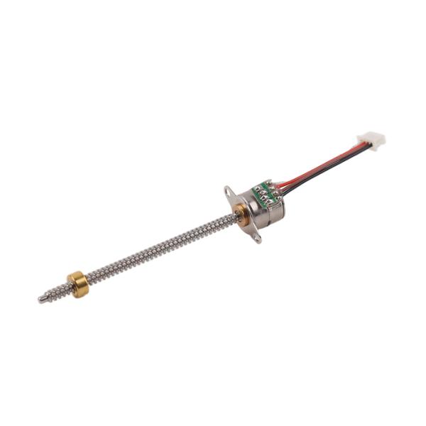 18 degrees Step angle 5V DC Micro Stepper Motor 10mm 2 Phase Linear Screw Stepper Motor