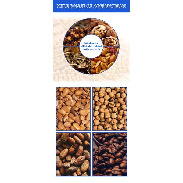 Factory Nuts Roaster Electric Chestnuts Roaster Machine Commercial Drum Rotary Peanut Roasting Machine