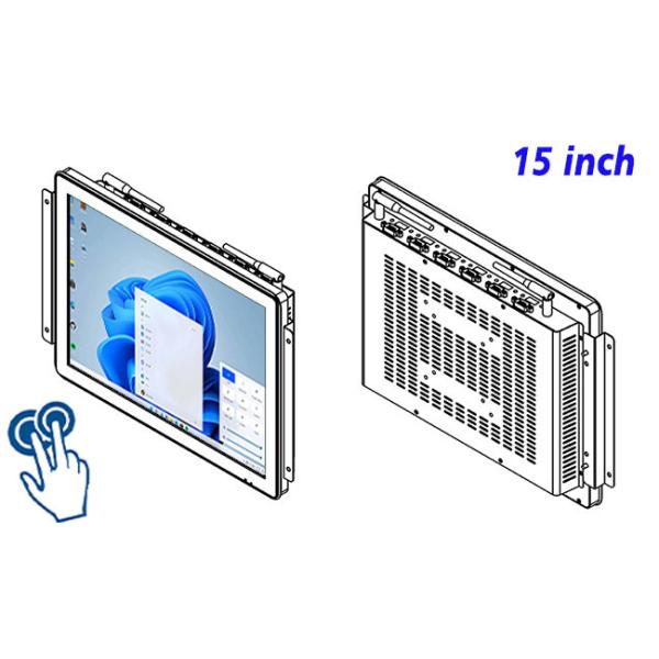 15-Inch Windows All-in-One Device for Smart Building Interfaces, Security Panels, Exhibition Displays, and Energy Dashboards