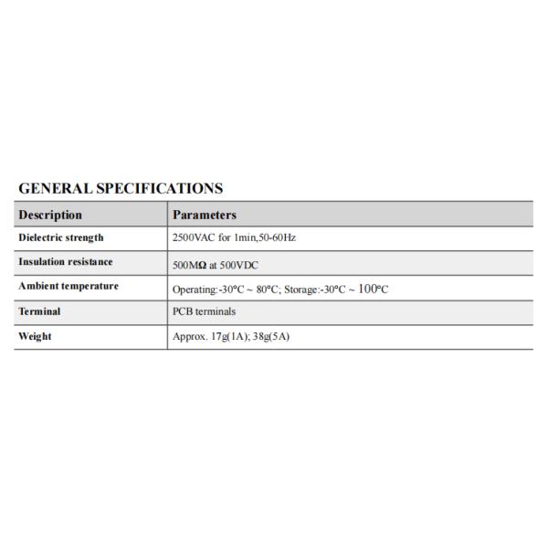 NNG1 DIP Series Solid State Relay with Superior Performance for Industrial Applications