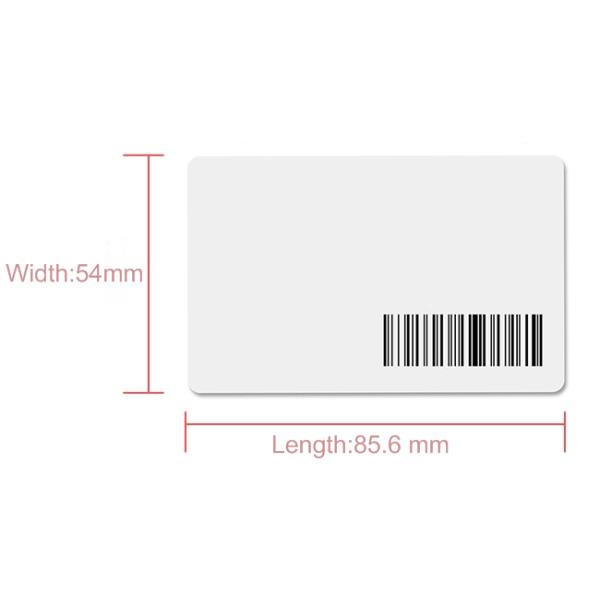 QR Code/ Barcode Plastic Membership Card