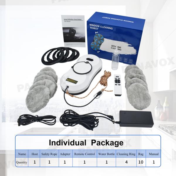 Window Cleaning Robot for Household 4 Hours Charging Time App-Controlled CE Certified