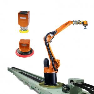 Quality 6 Axis Industrial Robot Arm KR 8 R1620 With Sander Machine And Linear Tracker for sale