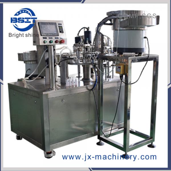 Buy Curved neck easy to fold plastic ampoule filling and sealing machine at wholesale prices