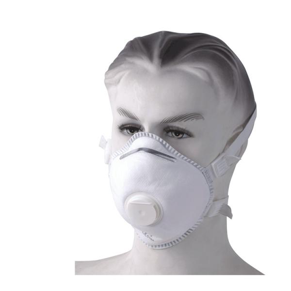 Earloop Valved Respirator DM028 V Anti-dust Moulded EN149 FFP3 Dust Masks with Valve