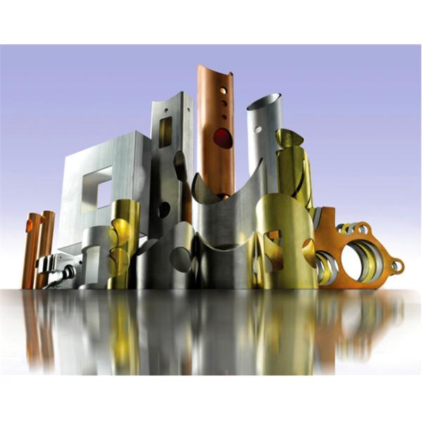 Stainless Steel Square Pipe Laser Cutting Machine 2000 W Automatic Centering And Clamping